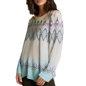 𝅺GAP White Pastel Colour Nordic, Argyle Soft SZ Medium